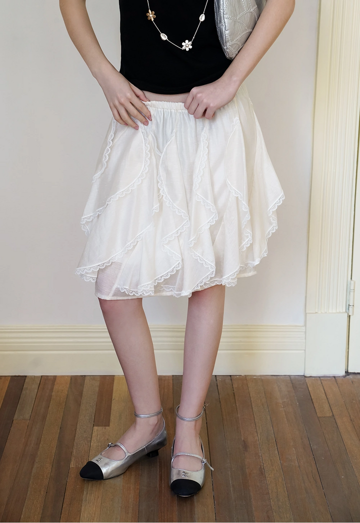 Women's Ruffled Layered Skirt