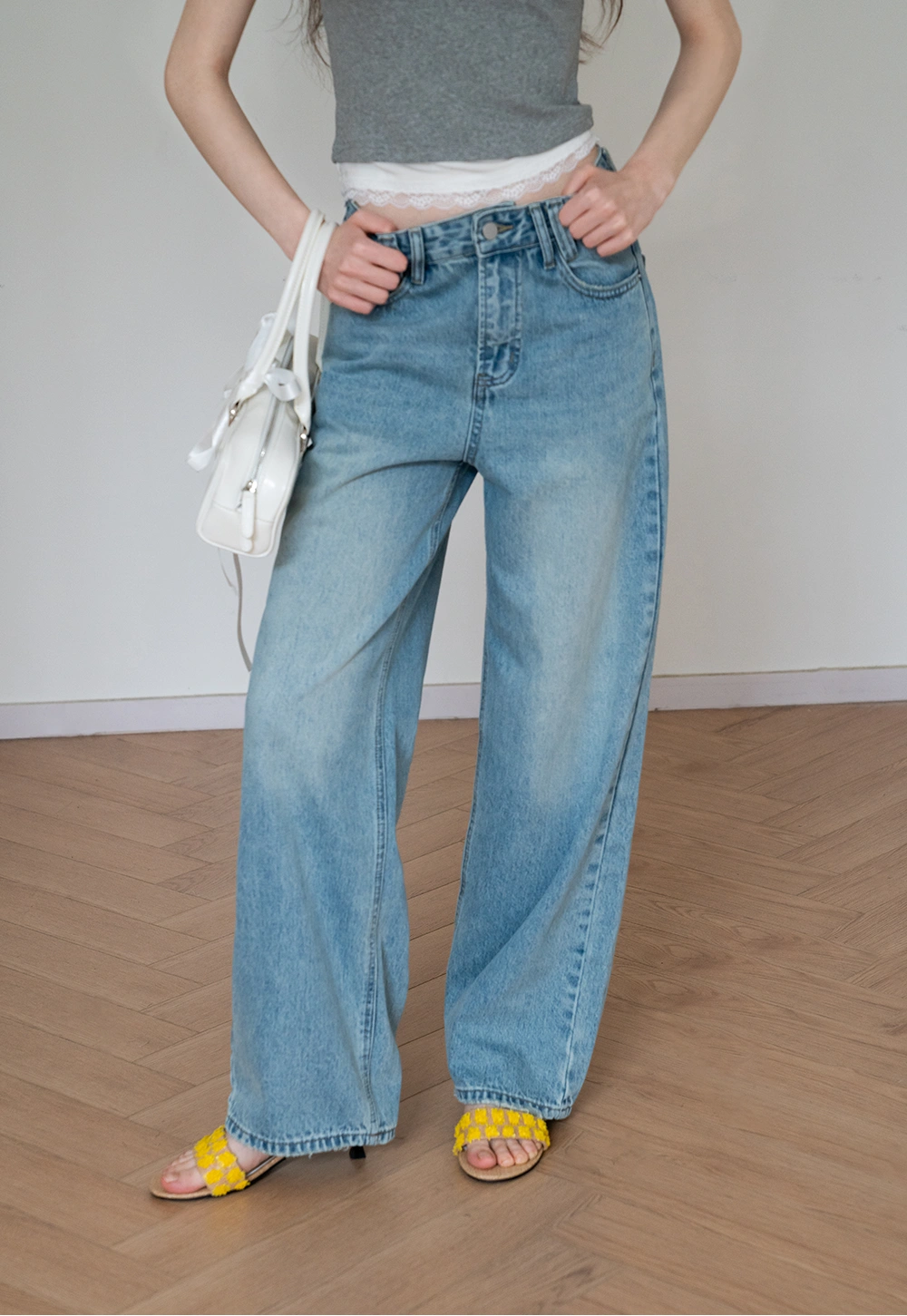 High-Waist Wide-Leg Jeans