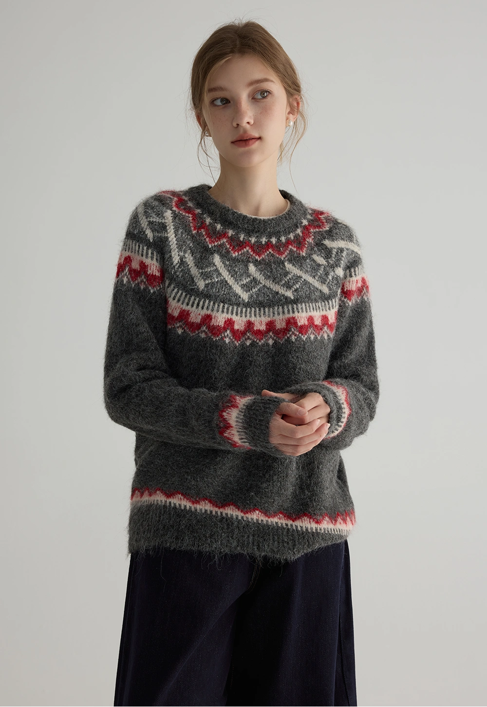 Women's Fair Isle Knit Sweater