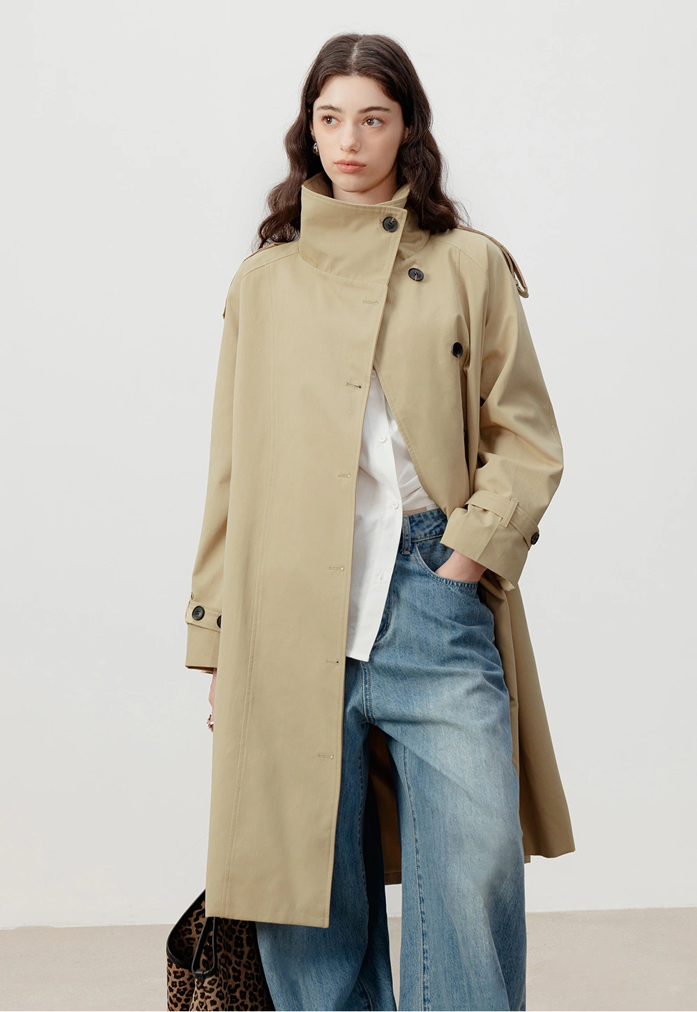 Classic Trench Coat with Belt