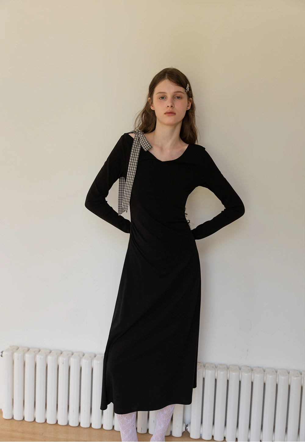 Women's V-Neck Long Dress