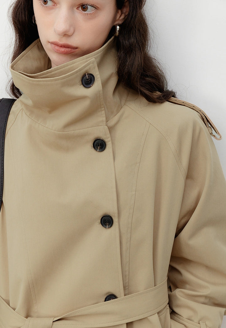 Classic Trench Coat with Belt