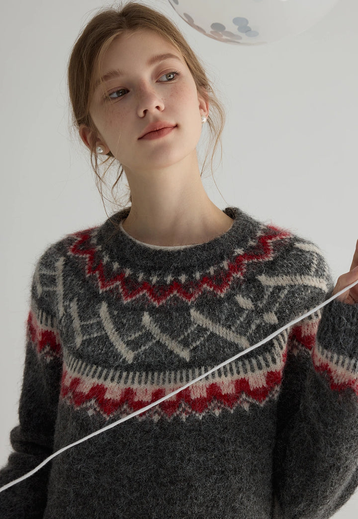 Women's Fair Isle Knit Sweater