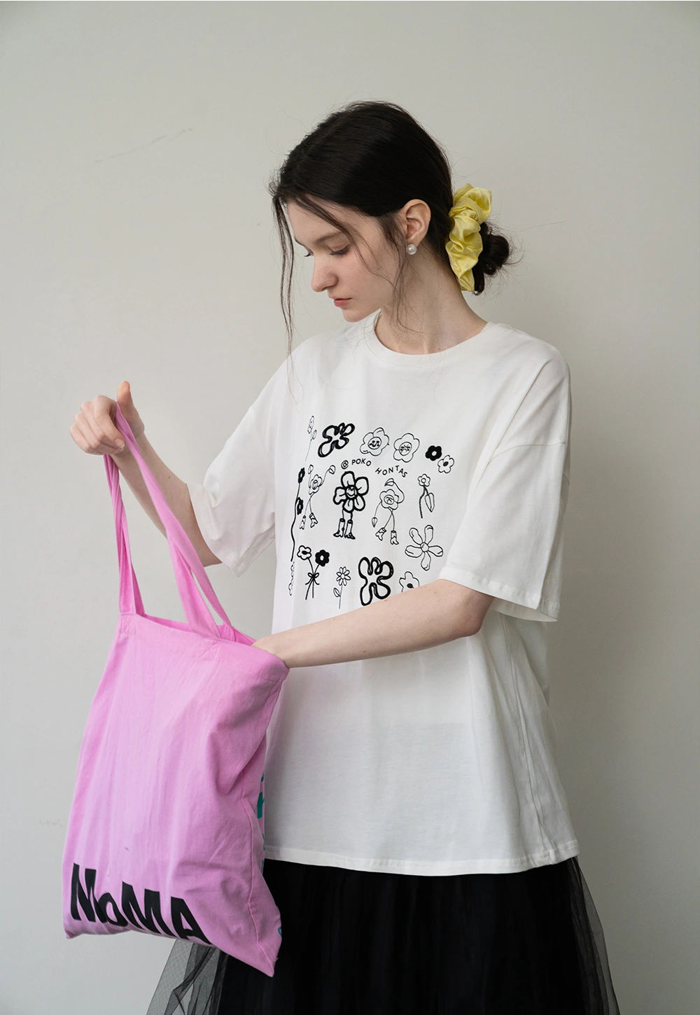 Women's Oversized Graphic Print T-Shirt