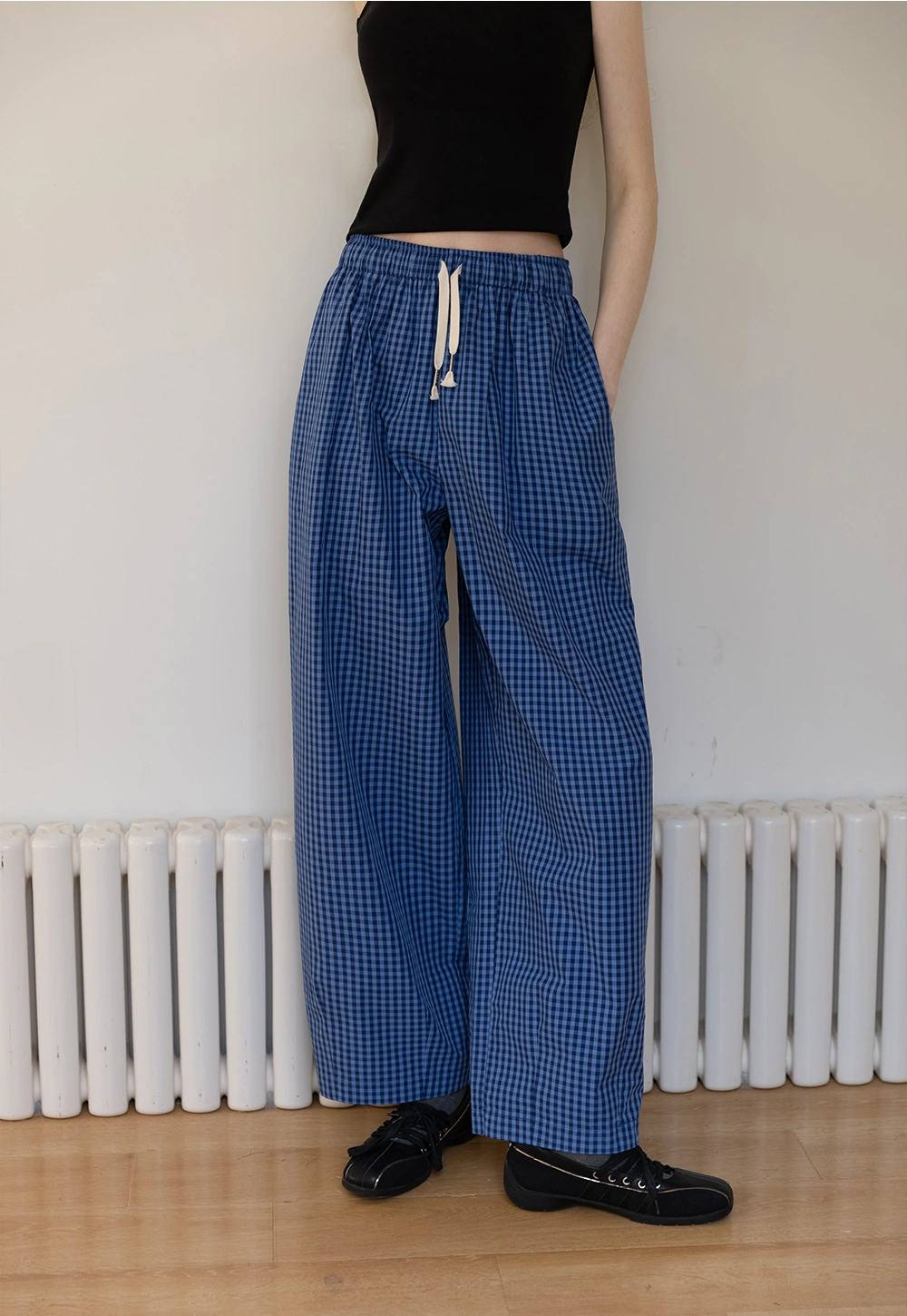 Women’s Checked Drawstring Pants