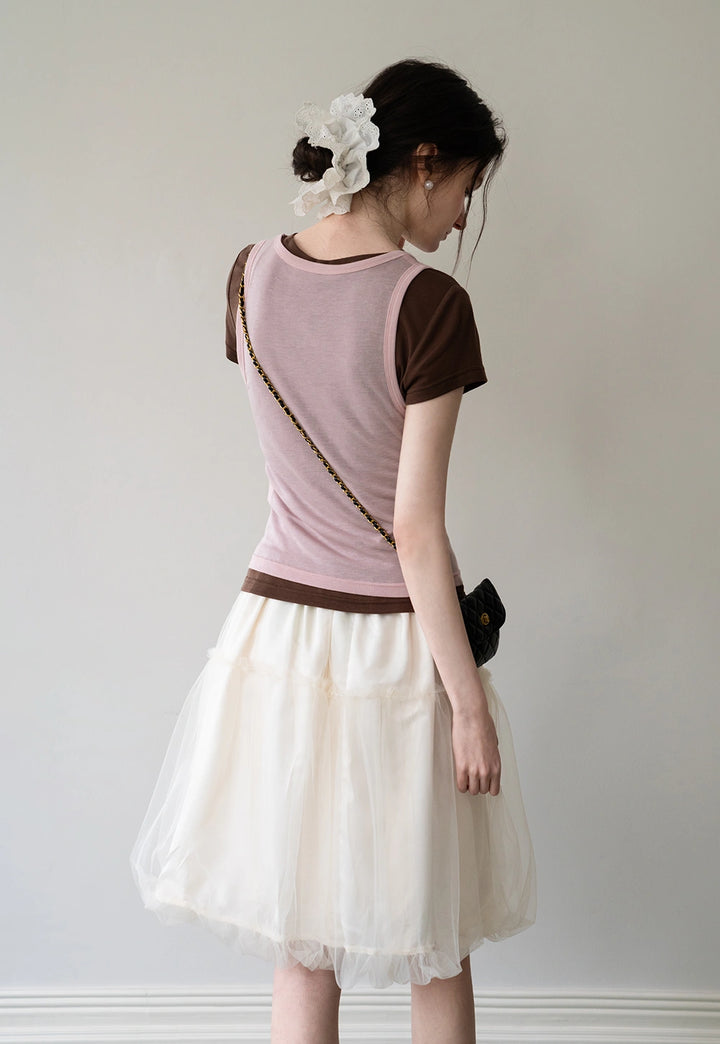 Women's Layered Tulle Skirt