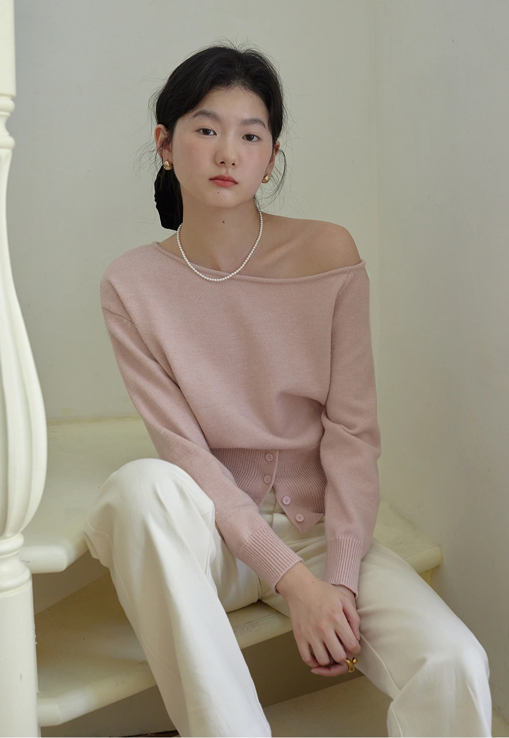 Soft Off-Shoulder Sweater