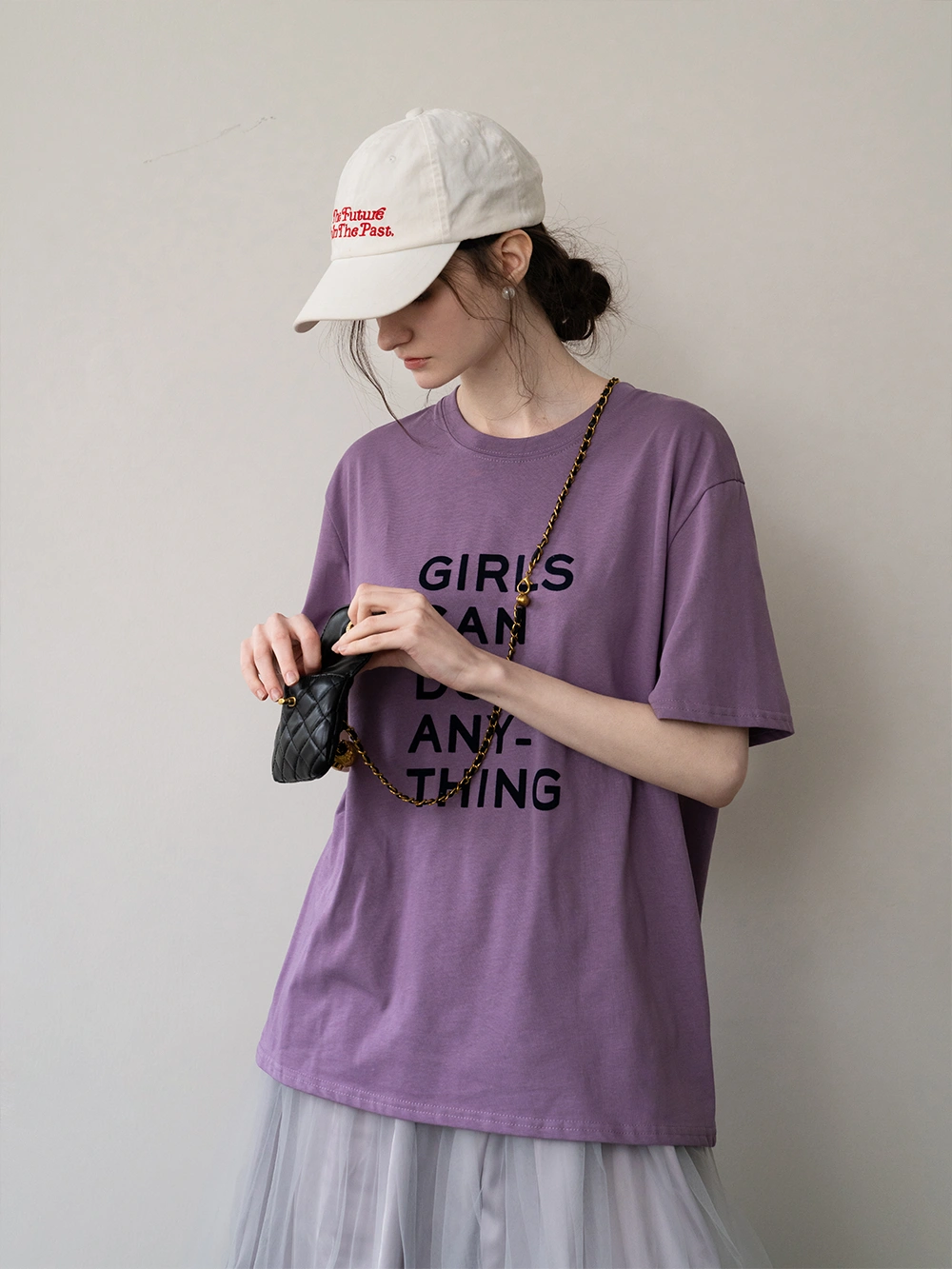 Women's Graphic Print Oversized T-Shirt