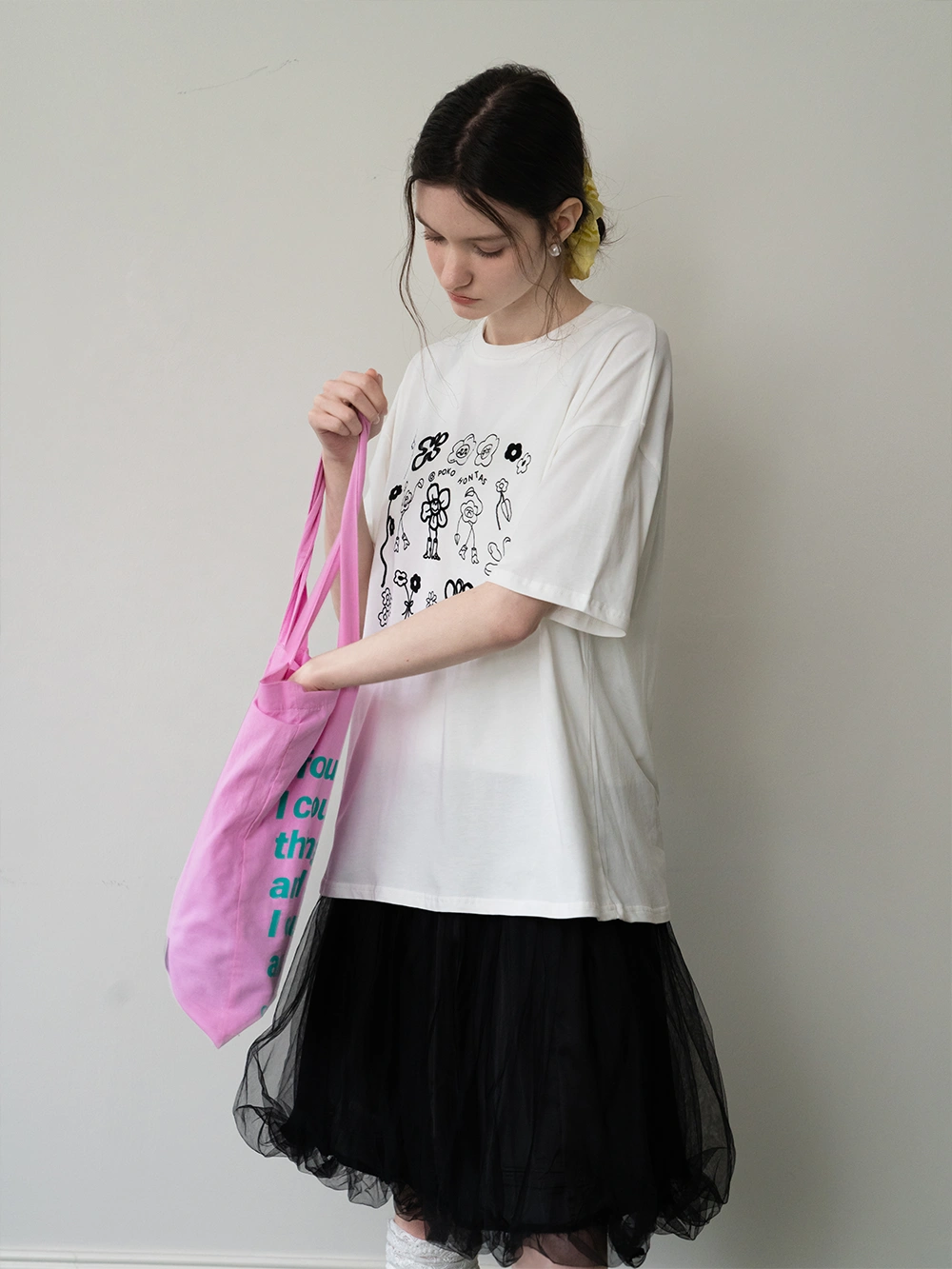 Women's Oversized Graphic Print T-Shirt