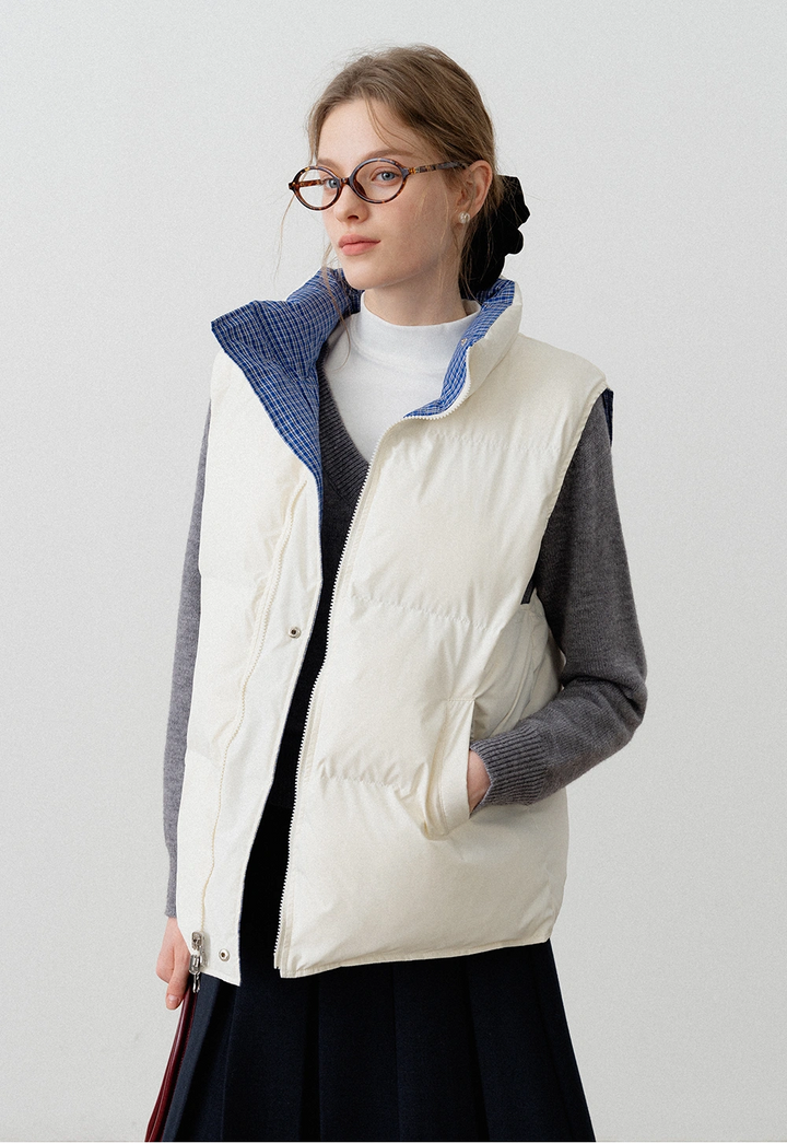 Women's Reversible Puffer Vest