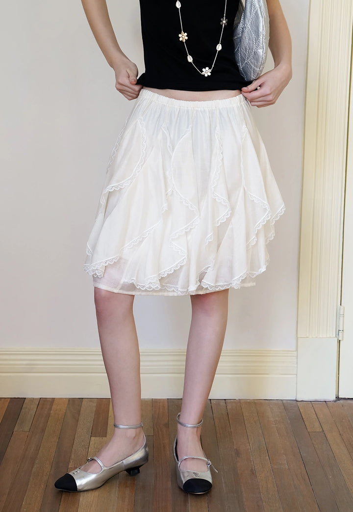 Women's Ruffled Layered Skirt