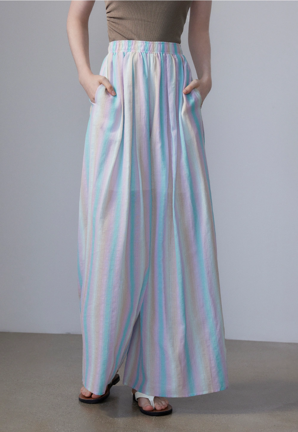 Women's Casual Striped Trousers