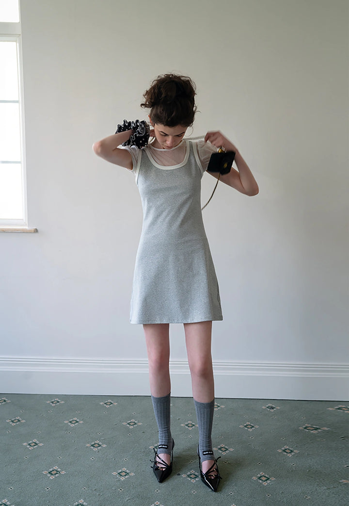 Trim Tank Dress