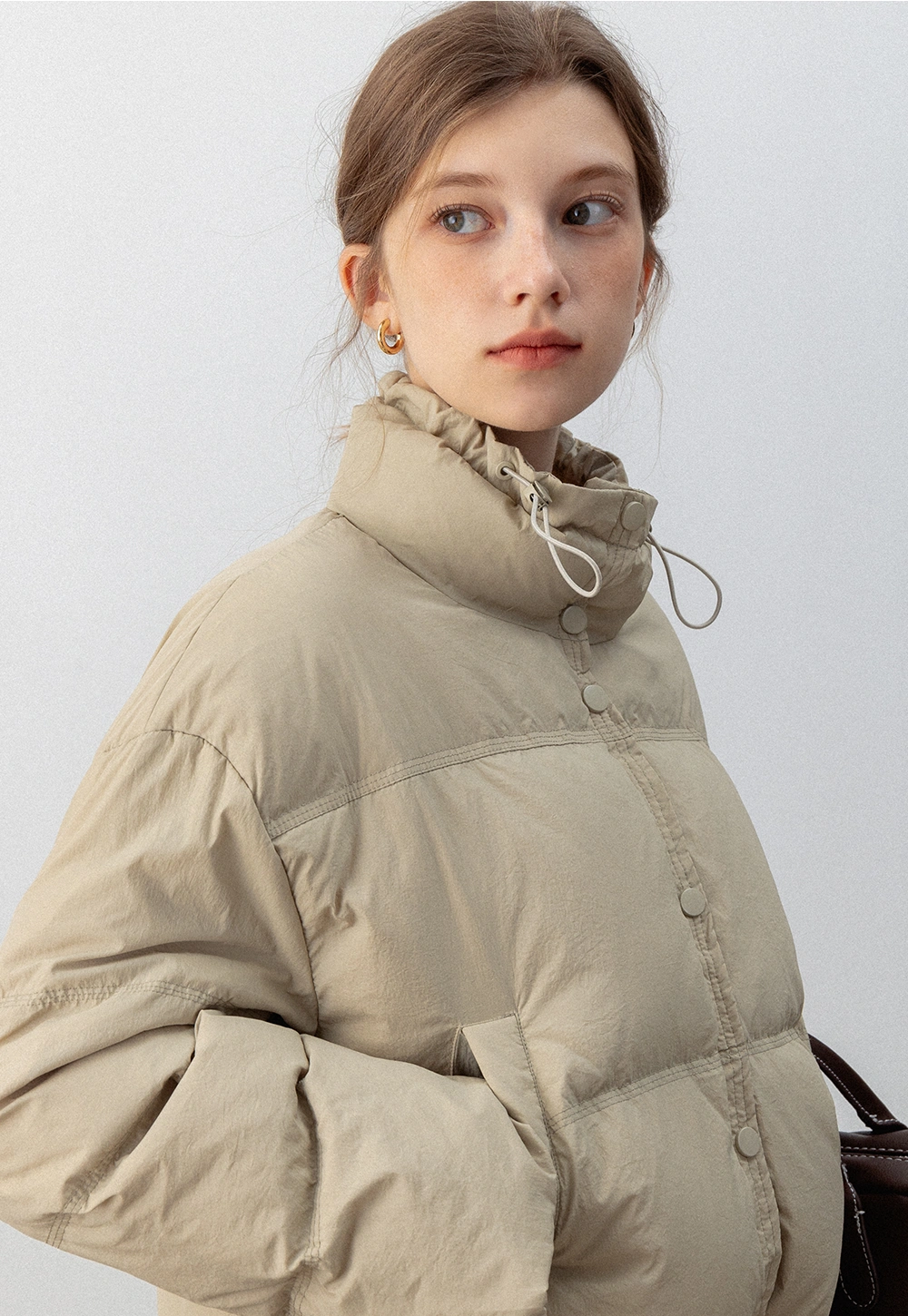 Cropped Puffer Jacket