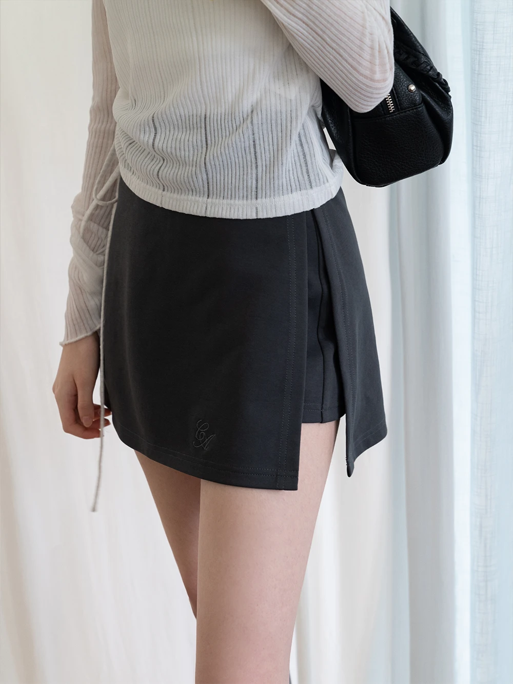 Athletic High-Waist Ballet-Inspired Skirt