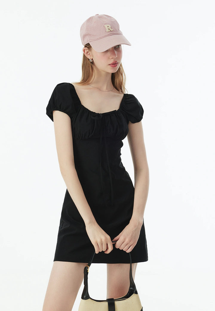 Women's Off-Shoulder Black Dress