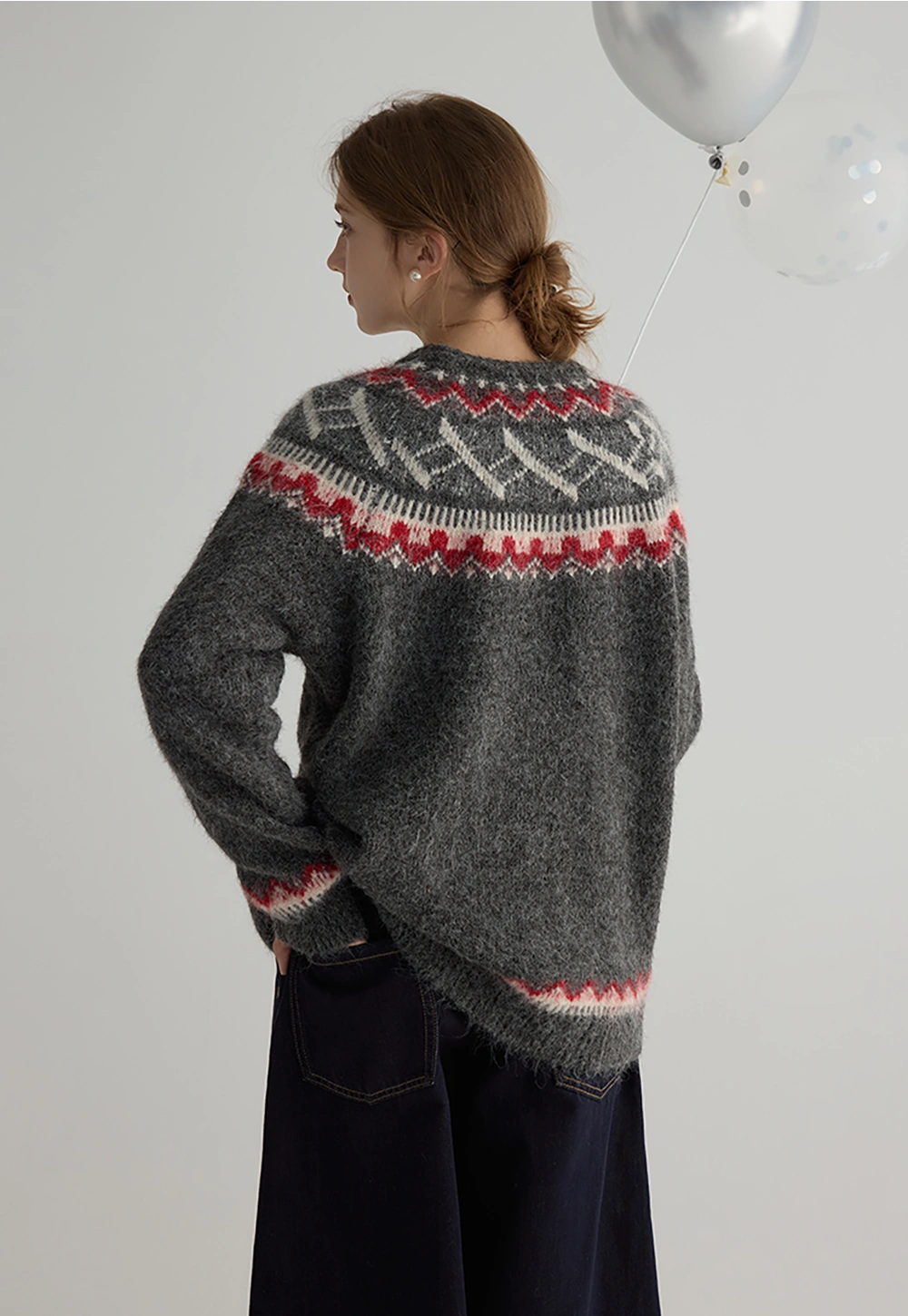 Women's Fair Isle Knit Sweater