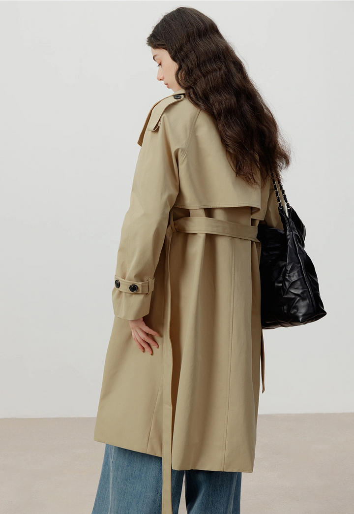 Classic Trench Coat with Belt