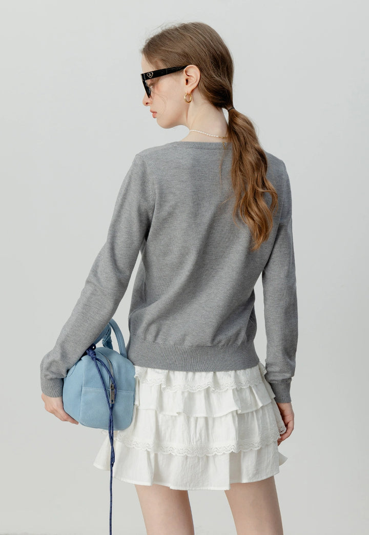 Women's Layered V-Neck Sweater