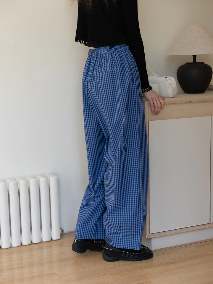 Women’s Checked Drawstring Pants