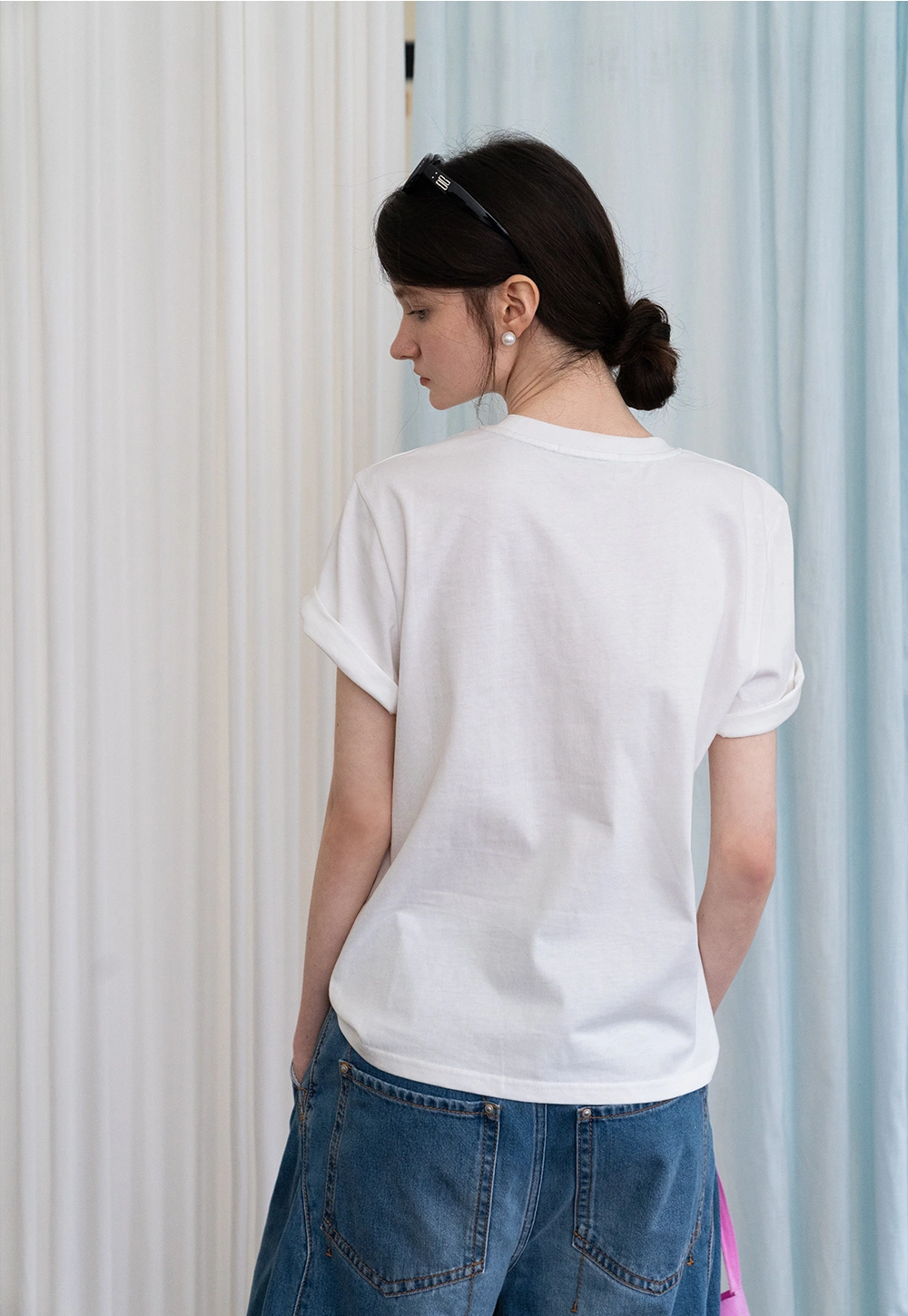 Women's Minimalist 'Smile' Graphic Tee