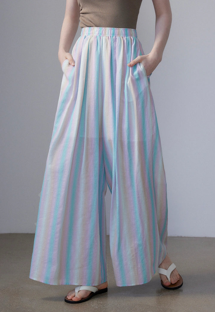 Women's Casual Striped Trousers