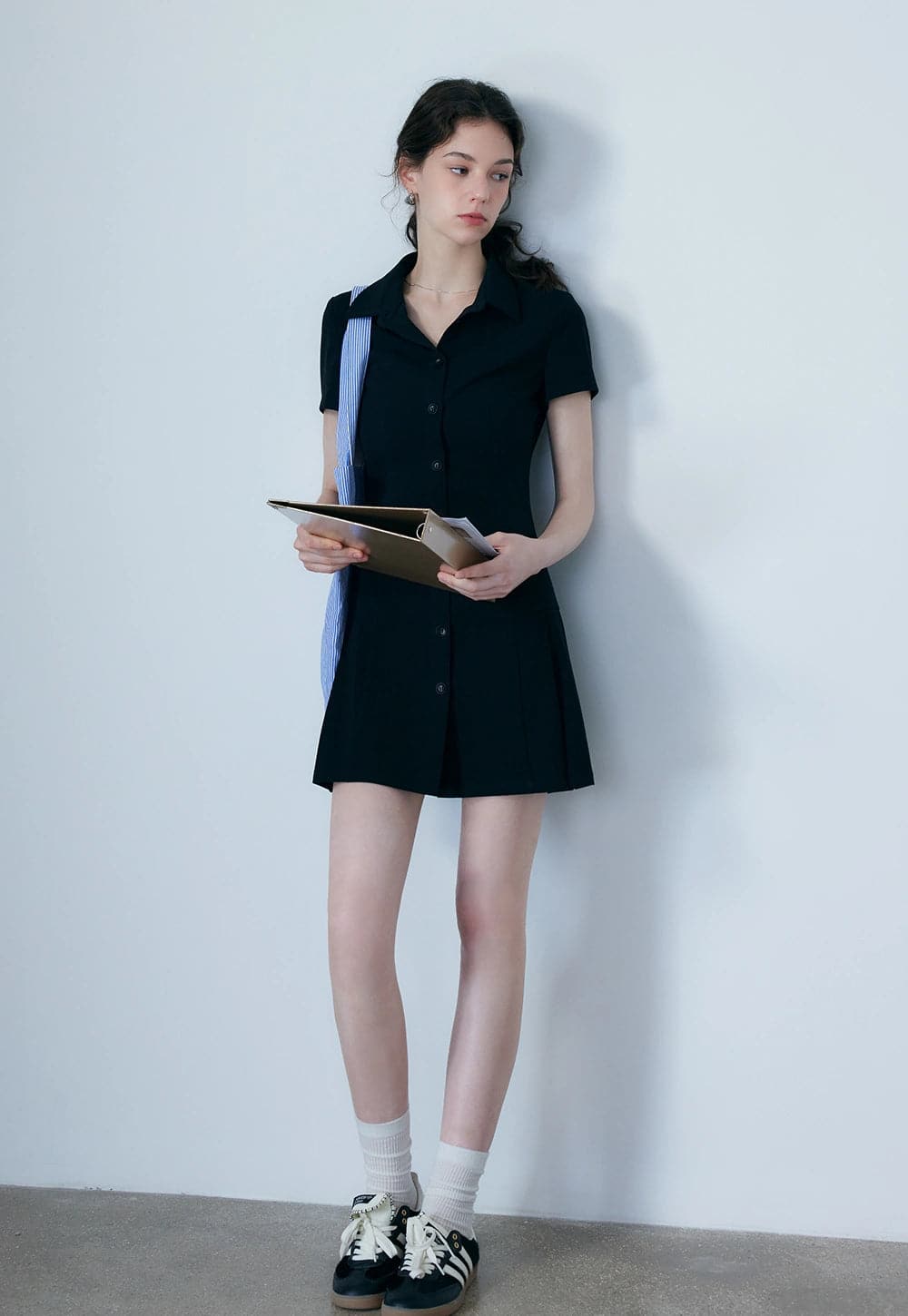 Women's Short Sleeve Shirt Dress