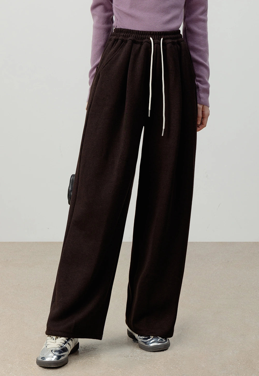 Women's Wide-Leg Drawstring Sweatpants