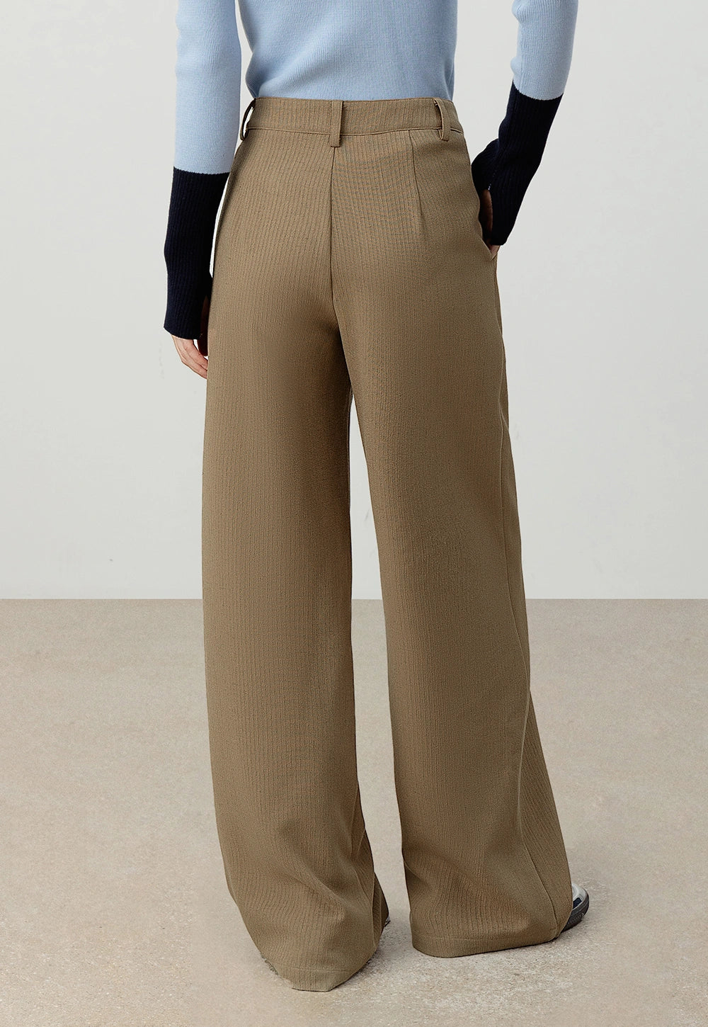 Women's High-Waisted Wide-Leg Trousers