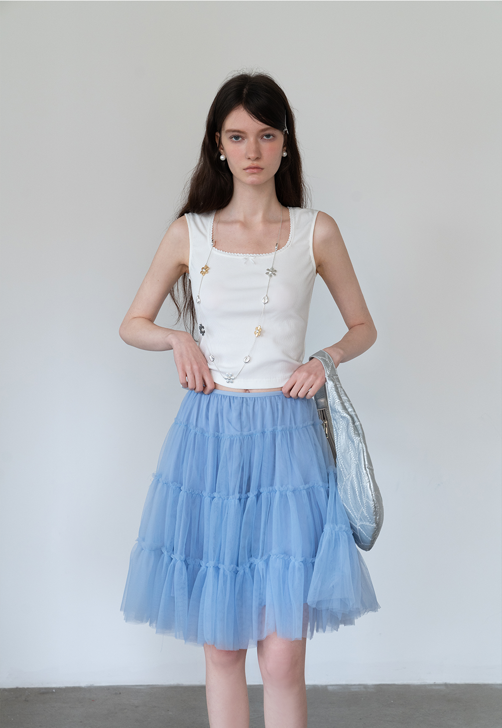 Ruffled Tiered Skirt