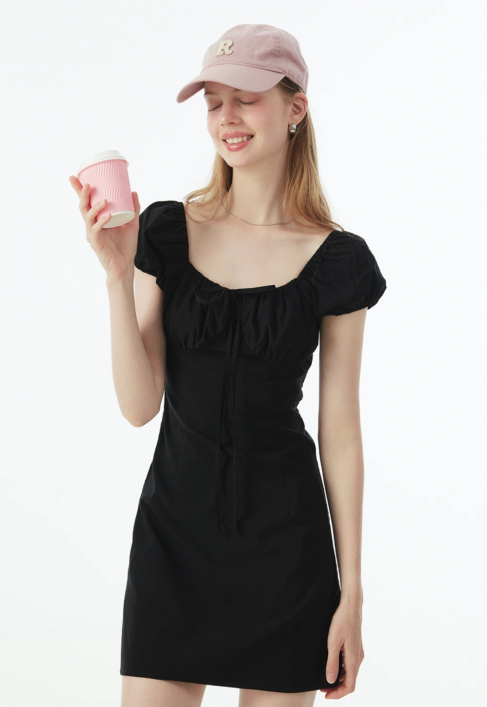 Women's Off-Shoulder Black Dress