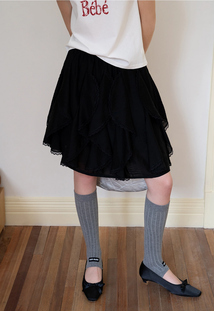 Women's Ruffled Layered Skirt