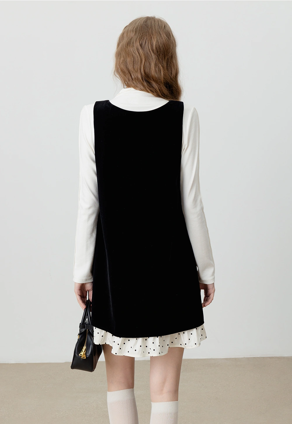 Black Sleeveless A-Line