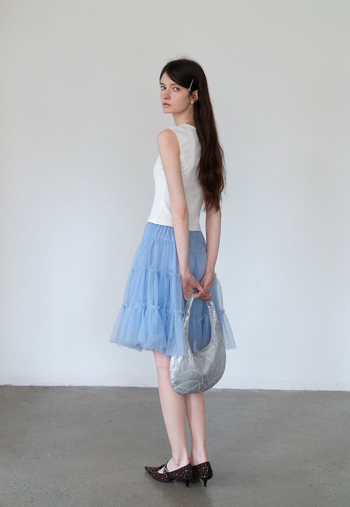 Ruffled Tiered Skirt