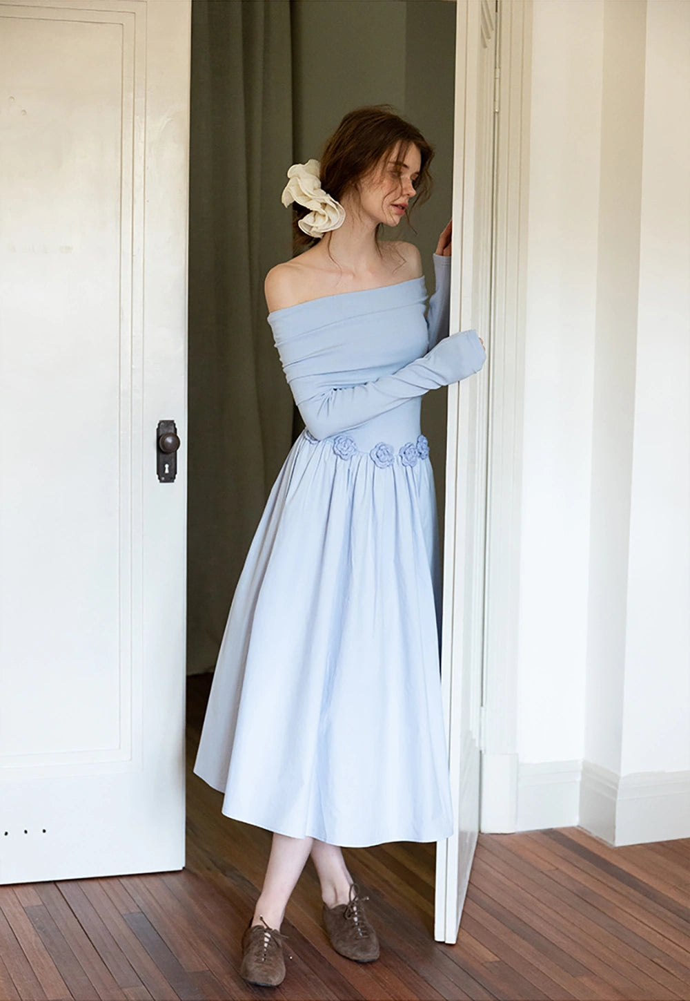 Women's Off-Shoulder Long Dress