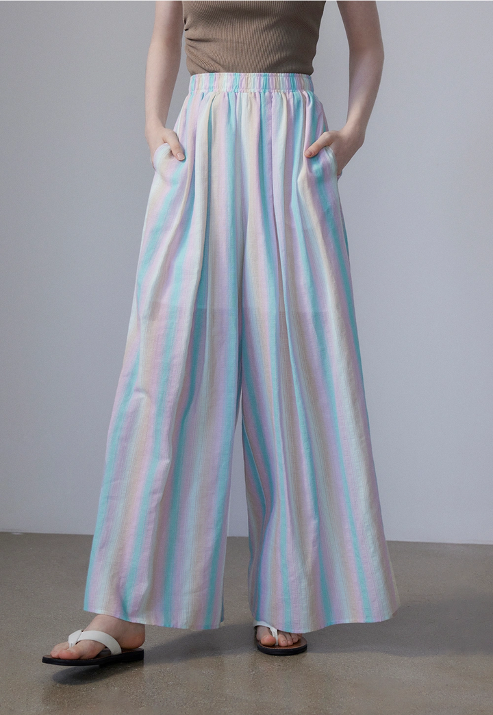 Women's Casual Striped Trousers