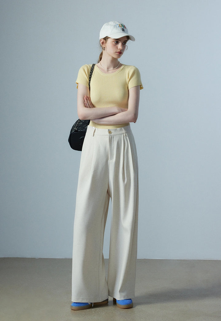 Women's Wide-Leg Linen Pants