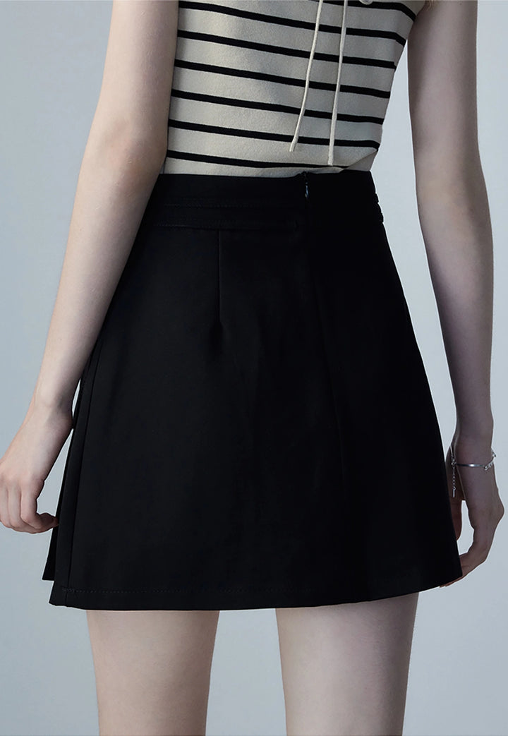 Women's Pleated Mini Skirt