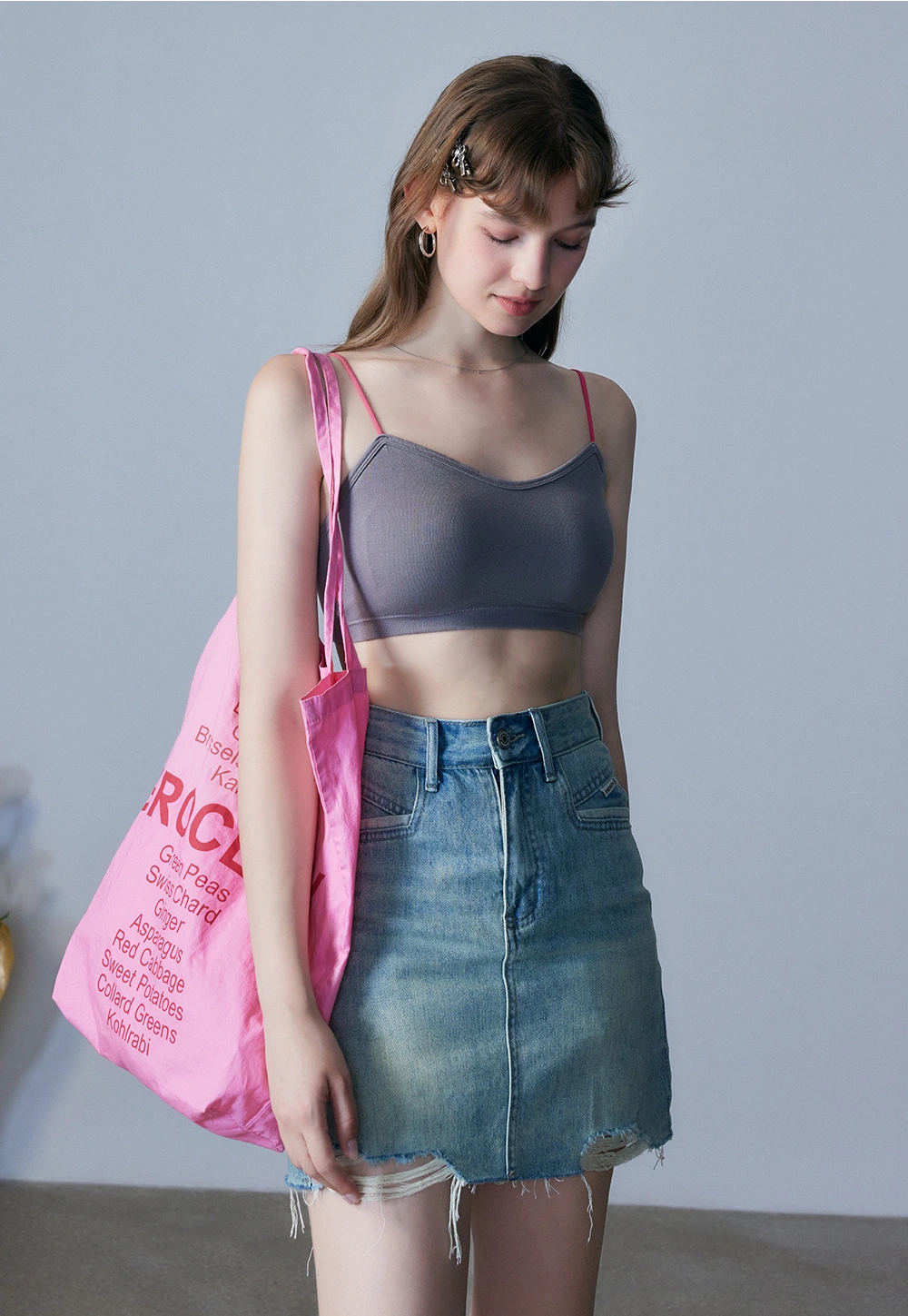 Áo Bralette dây đeo spaghetti có thể điều chỉnh dành cho nữ