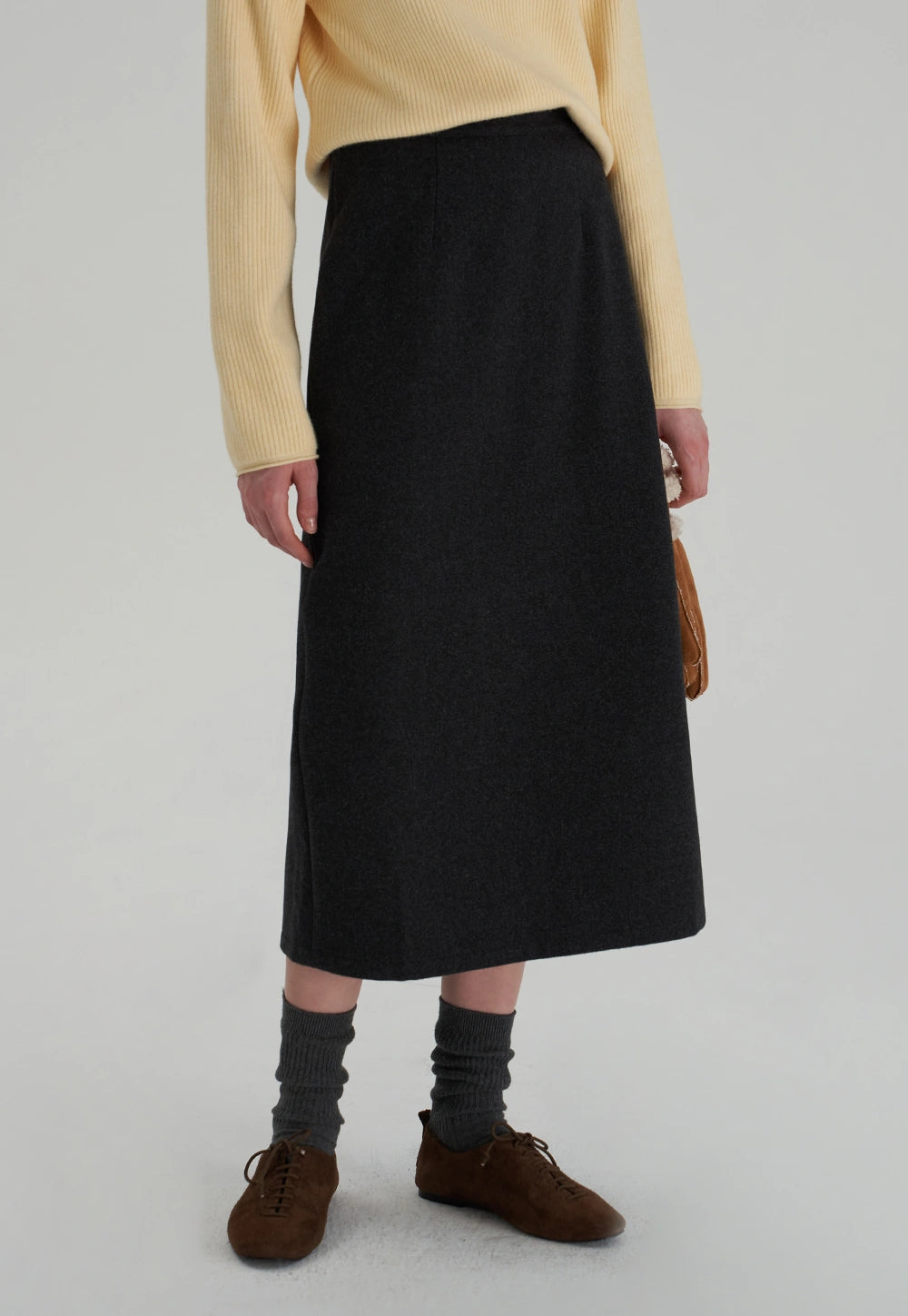 Women's  A-Line Midi Skirt