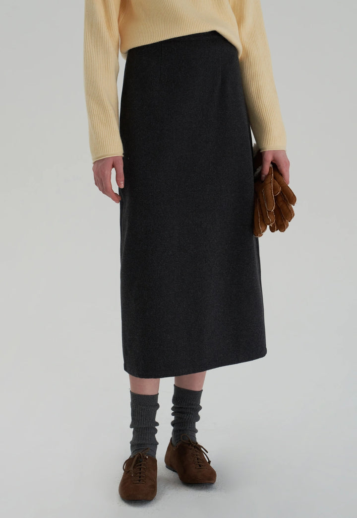 Women's  A-Line Midi Skirt