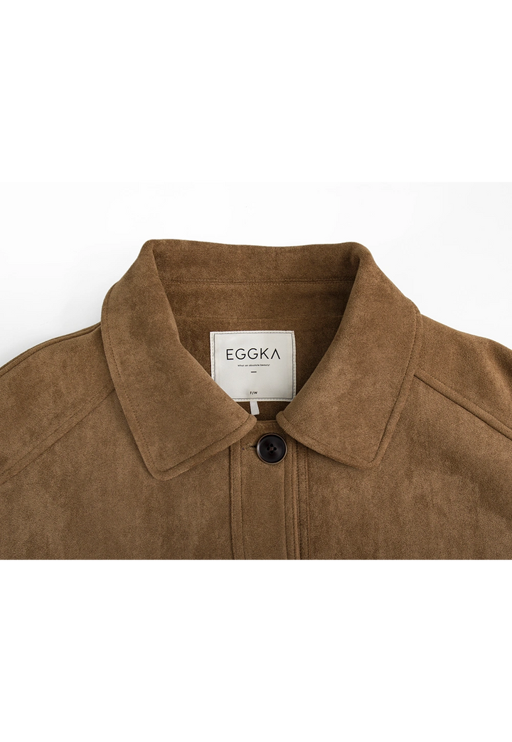 Women's Suede Utility Jacket