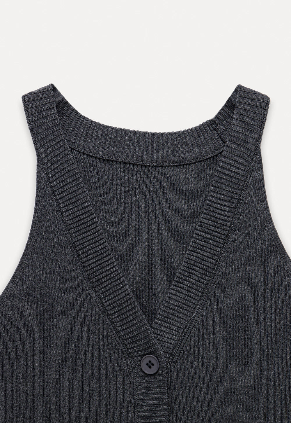 Women's Canelé-Inspired Relaxed Knit Button Vest