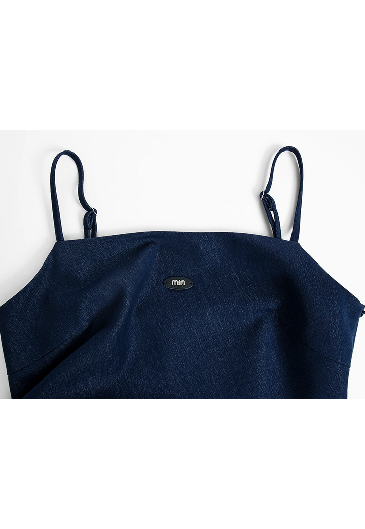 Women's Navy Slip Dress