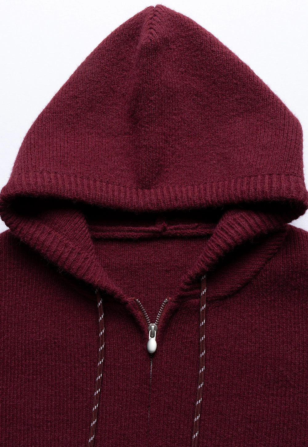 Women's Cropped Hooded Zip-Up Cardigan