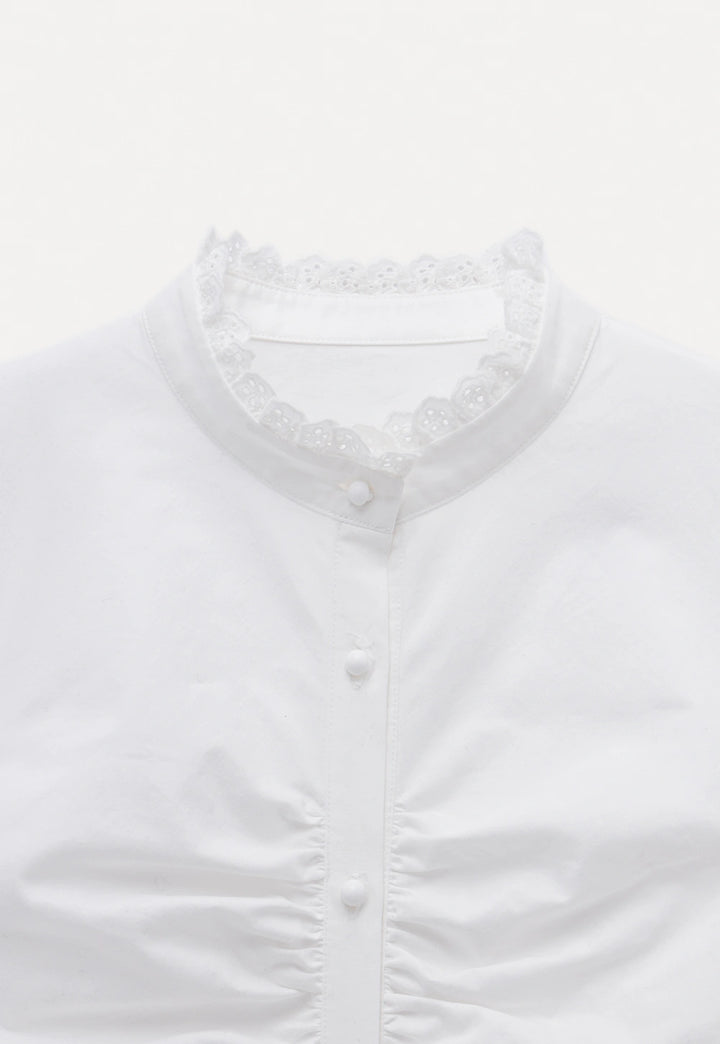 Women's Lace Detail Blazer Shirt