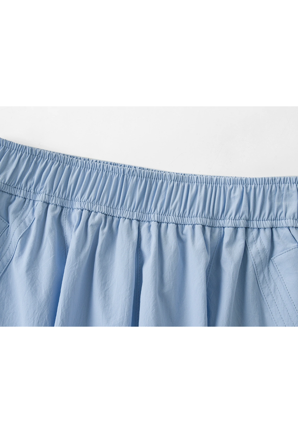 Pantaloni da donna con orlo con coulisse a gamba larga