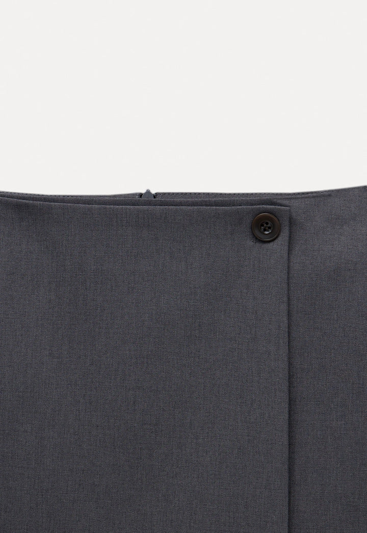 Women’s A-line Button-Detail Skirt