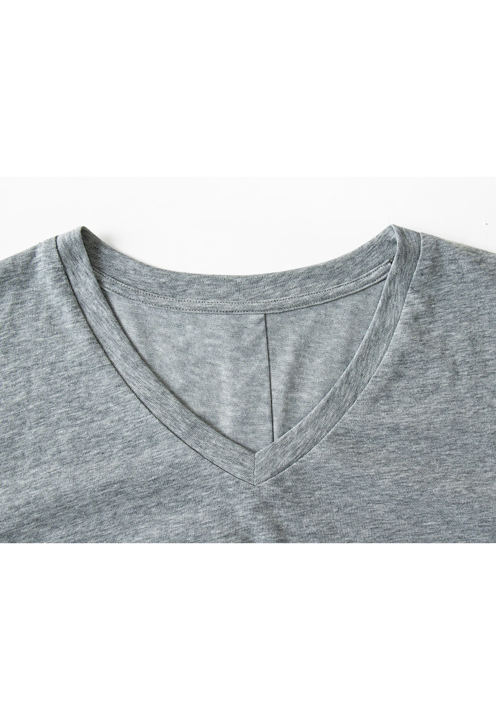 Women's V-Neck Twist Detail T-Shirt