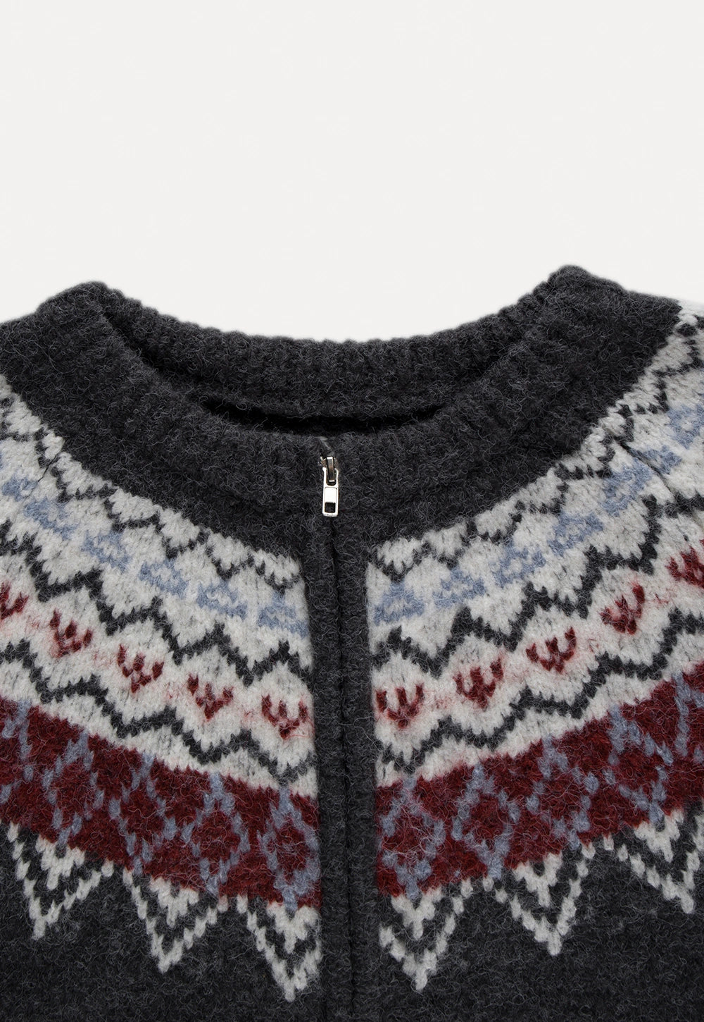 Women's Fair Isle Zip-Up Cardigan